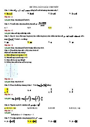 Đề thi thử THPT Quốc gia môn Toán năm 2019 - Trường THPT Phạm Văn Đồng (Có đáp án)